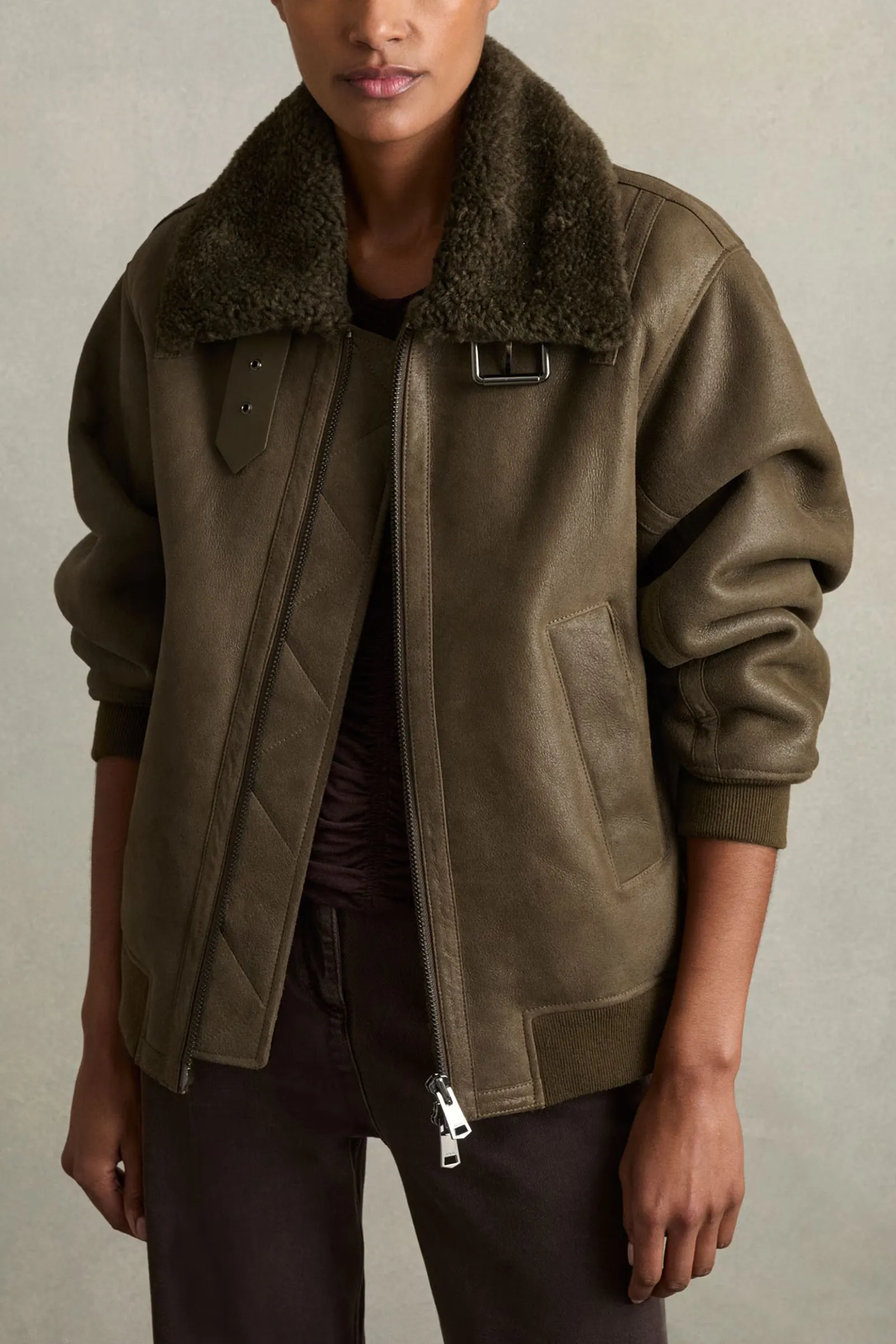 Shearling Aviator Jacket