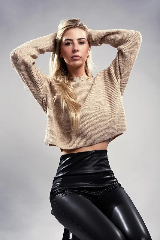 Sophisticated Warmth Mock Neck Pullover Sweater