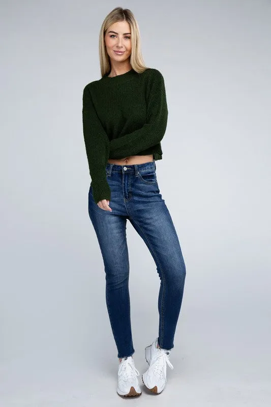 Sophisticated Warmth Mock Neck Pullover Sweater