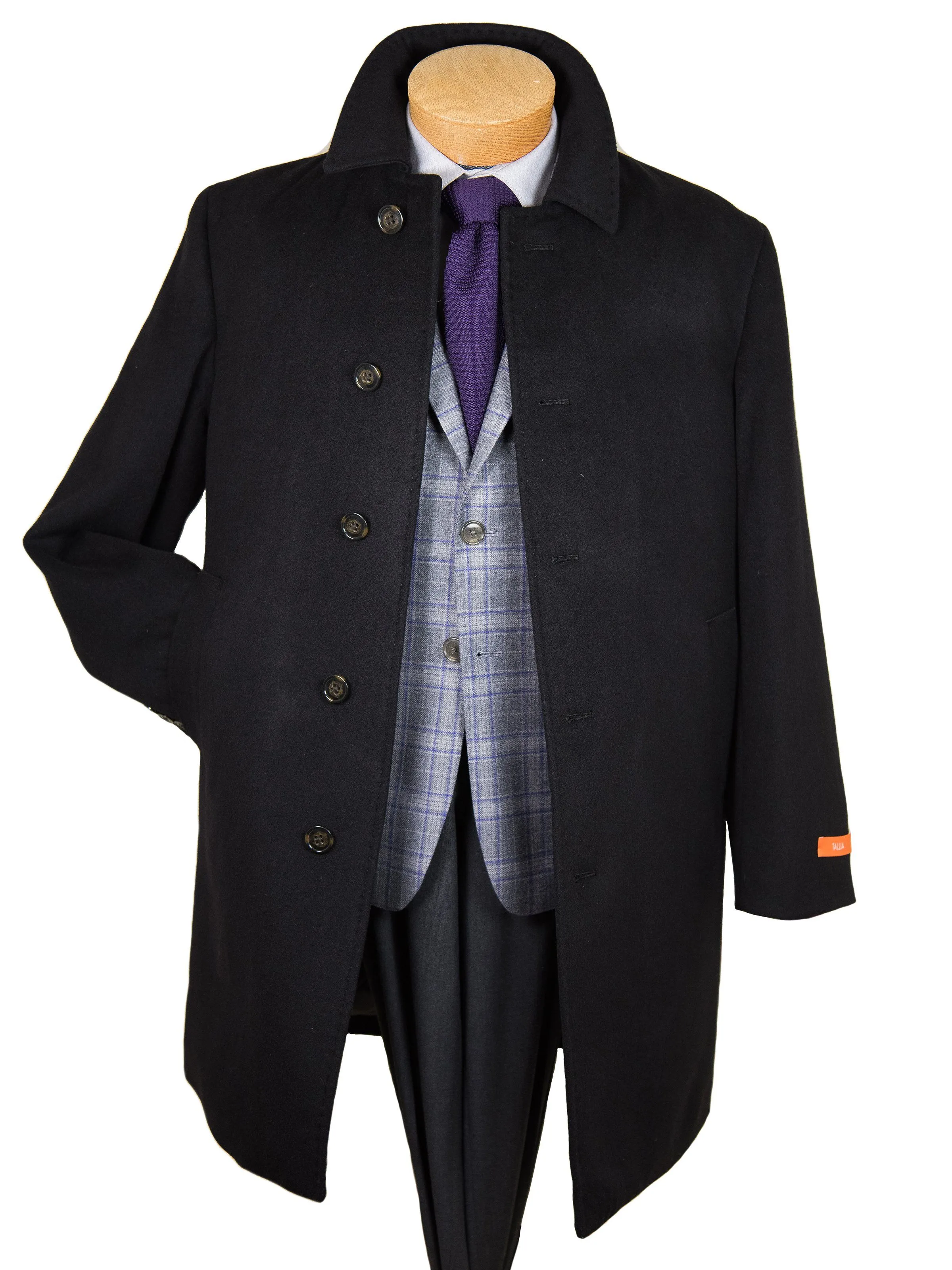 Tallia 27498 Boy's Outerwear - Overcoat - Black