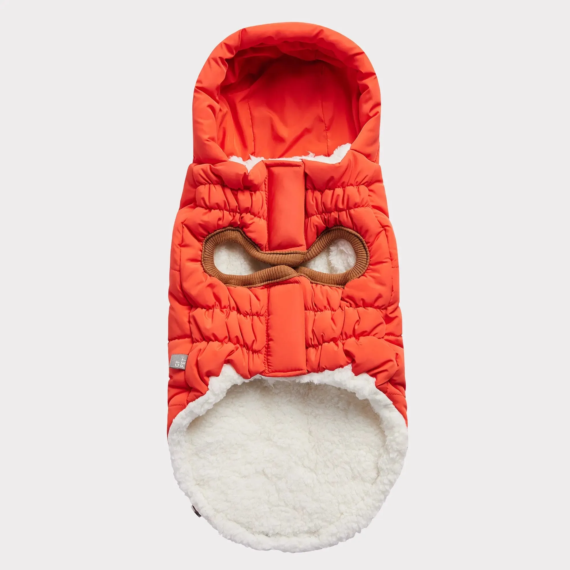 The Puff Dog Parka | Orange