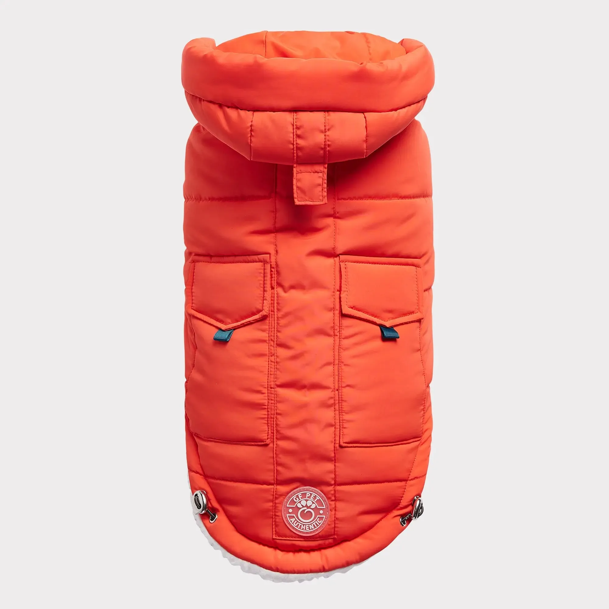 The Puff Dog Parka | Orange