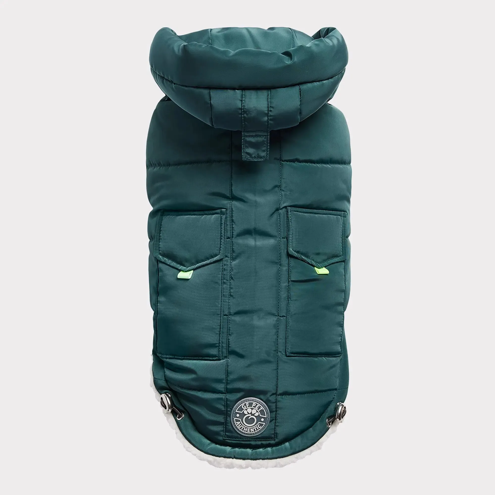 The Puff Dog Parka | Teal