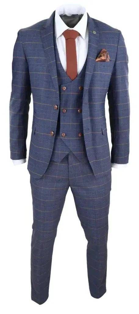 Three-Piece Suit Jenson Marine Blue