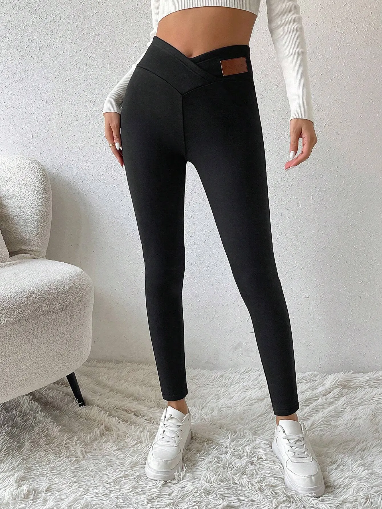 Women Fleece Lined Thickened Leggings