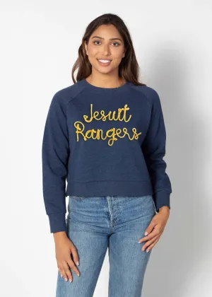 Women's Navy Raglan Pullover