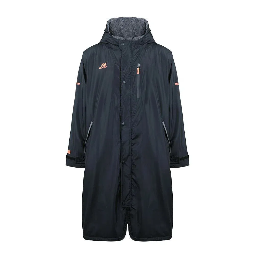 Zone3 Oversized Heat Tech Polar Fleece Recycled Parka Robe Jacket